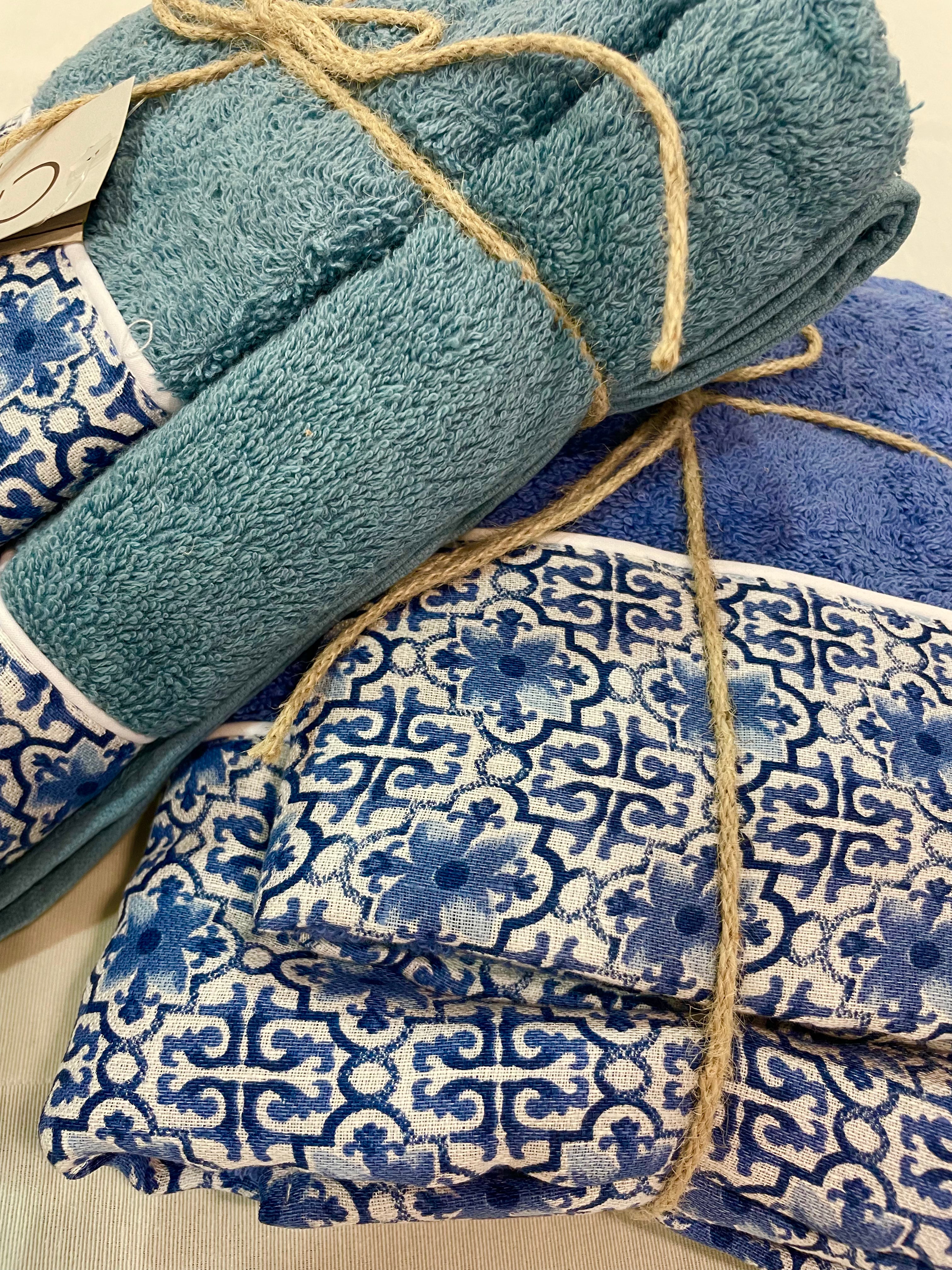 Asciugamano Canada Bordo lino 1+1