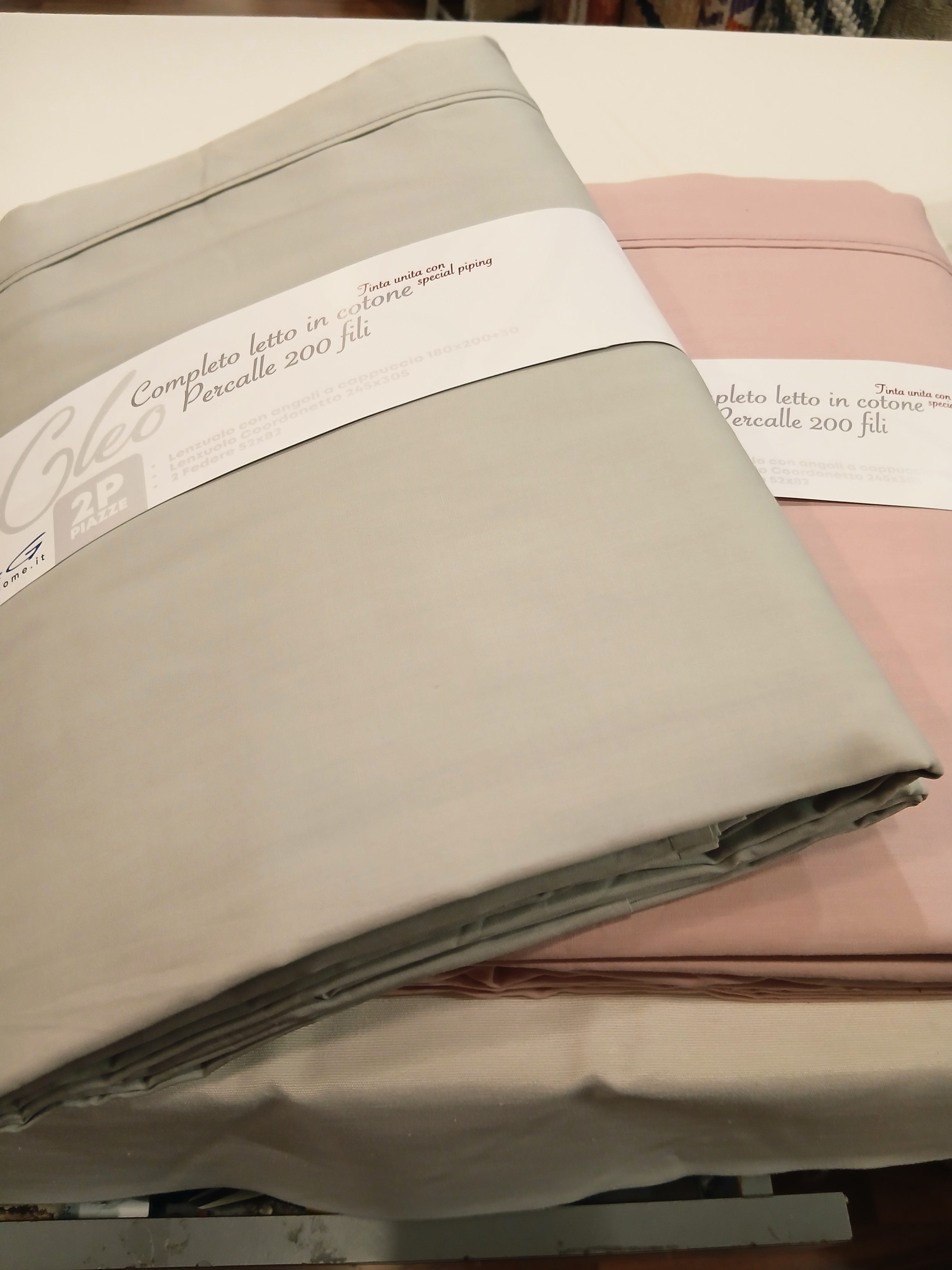 Completo letto Cleo Percalle