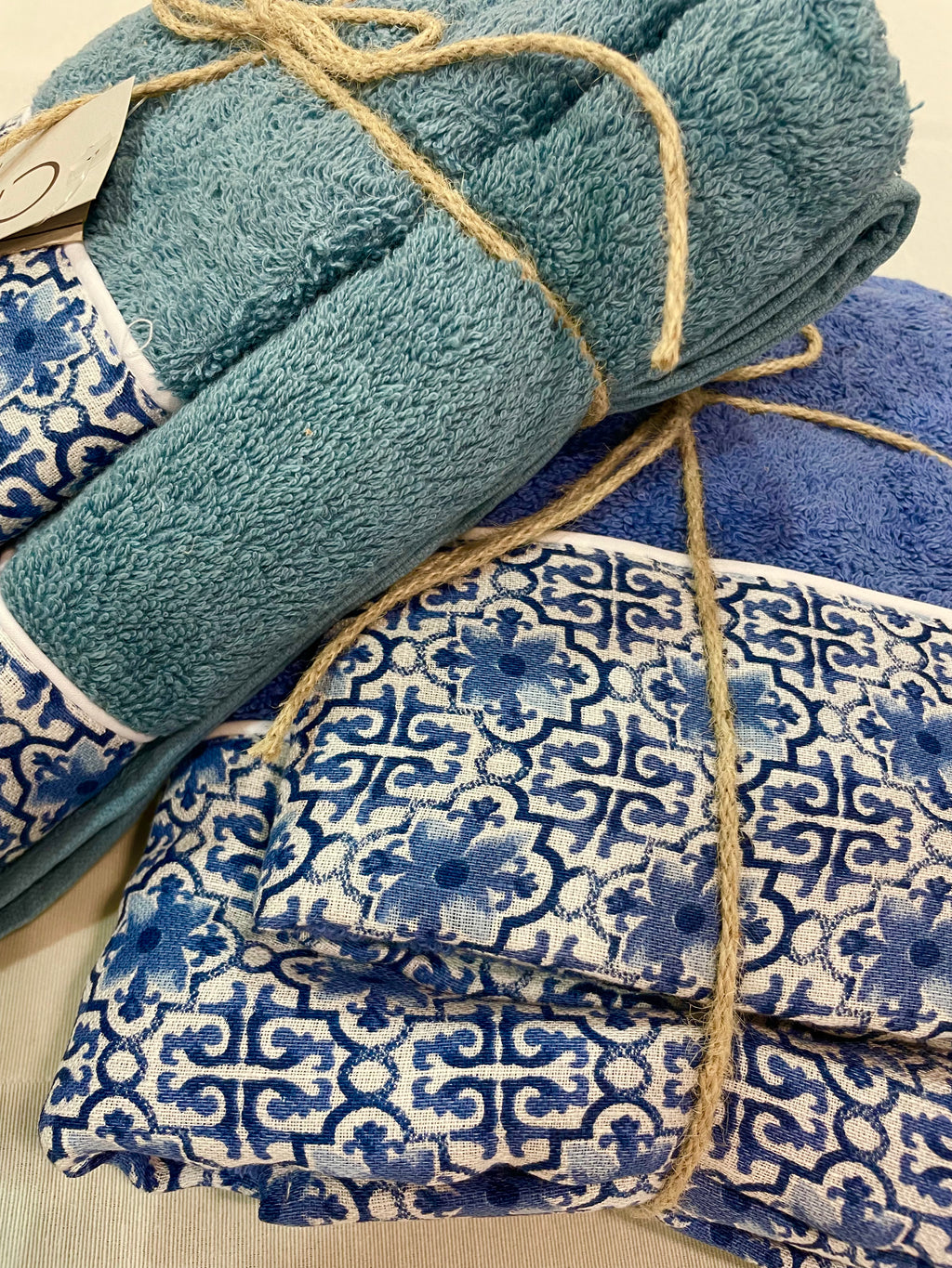 Asciugamano Canada Bordo lino 1+1